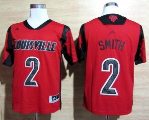 Maillot De Basket NCAA Louisville Cardinals 2013 March Madness Russ Smith 2 Authentique Rouge